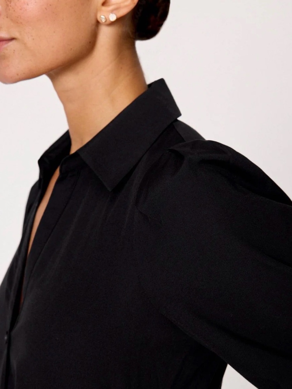 Brochu Walker The Black Long Sleeve Havana Tiered Dress – Size XS - Picture 12 of 12